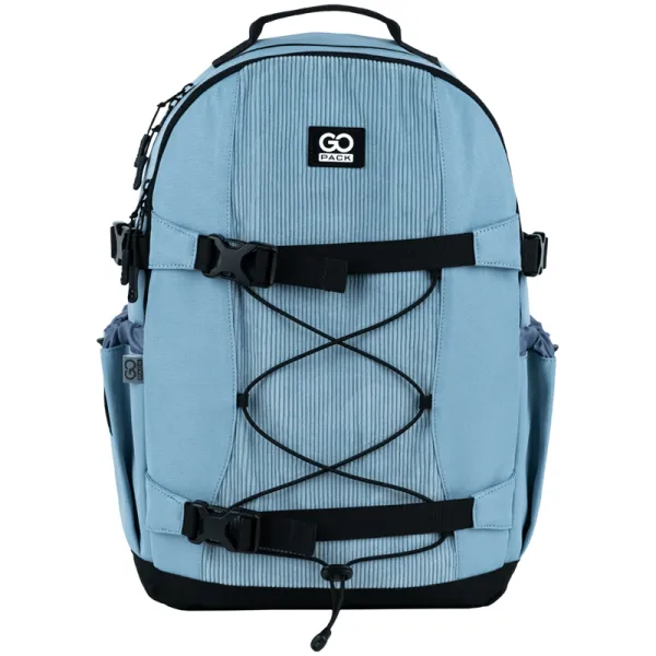 Рюкзак шкільний підлітковий GoPack Education Teens 186 блакитний (GO25-186L-2) - Фото 2