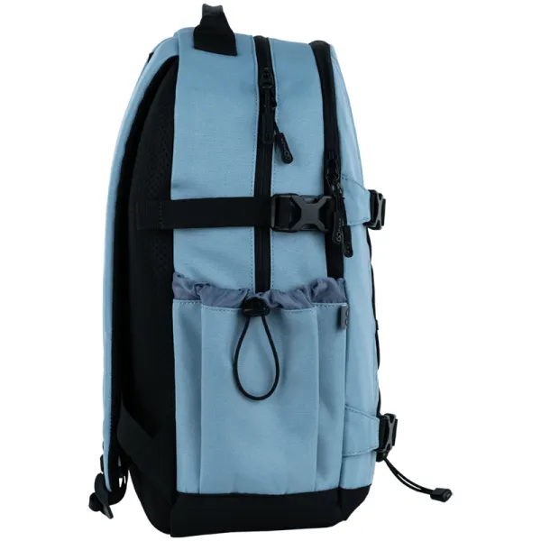 Рюкзак шкільний підлітковий GoPack Education Teens 186 блакитний (GO25-186L-2) - Фото 3