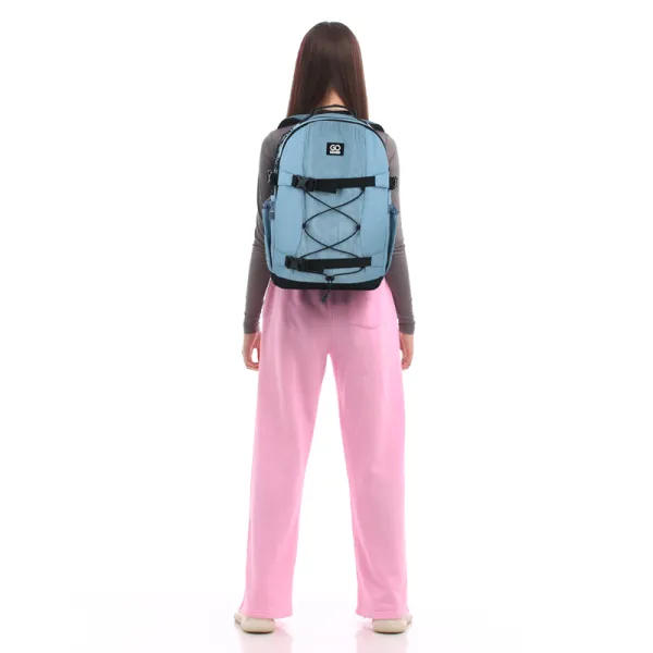 Рюкзак шкільний підлітковий GoPack Education Teens 186 блакитний (GO25-186L-2) - Фото 13
