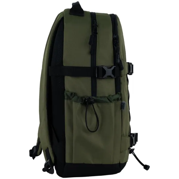 Рюкзак шкільний підлітковий GoPack Education Teens 186 хакі (GO25-186L-3) - Фото 3