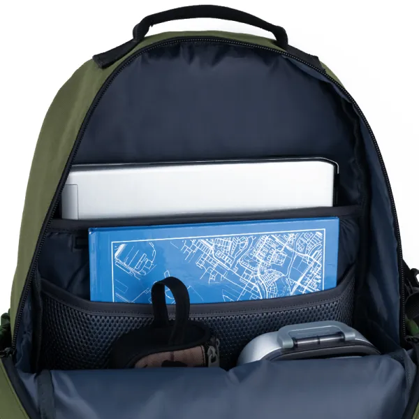 Рюкзак шкільний підлітковий GoPack Education Teens 186 хакі (GO25-186L-3) - Фото 11