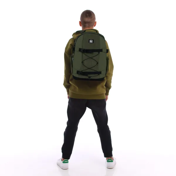 Рюкзак шкільний підлітковий GoPack Education Teens 186 хакі (GO25-186L-3) - Фото 13