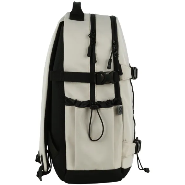 Рюкзак шкільний підлітковий GoPack Education Teens 186 бежевий (GO25-186L-4) - Фото 3