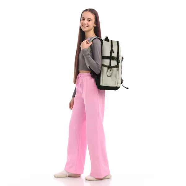 Рюкзак шкільний підлітковий GoPack Education Teens 186 бежевий (GO25-186L-4) - Фото 15