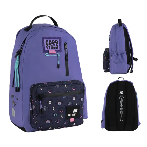 Рюкзак шкільний підлітковий Kite Education teens 949L-2 синій (K25-949L-2) - Фото 5