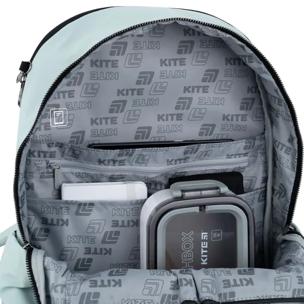 Рюкзак шкільний підлітковий Kite Education teens 2720M-3 світло-блакитний (K25-2720M-3) - Фото 12