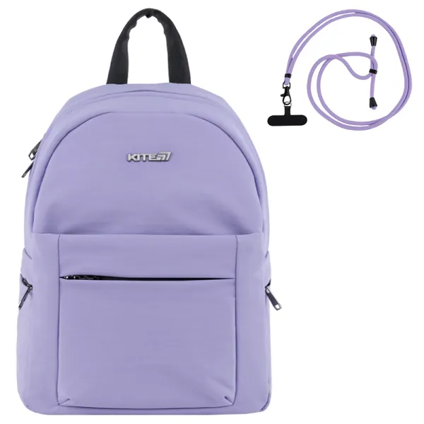 Рюкзак шкільний підлітковий Kite Education teens 1020S-2 бузковий (K25-1020S-2) - Фото 2