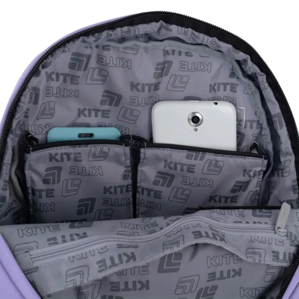 Рюкзак шкільний підлітковий Kite Education teens 1020S-2 бузковий (K25-1020S-2) - Фото 9
