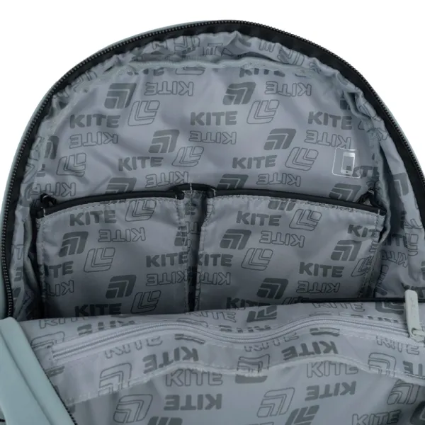 Рюкзак шкільний підлітковий Kite Education teens 1020S-3 сірий (K25-1020S-3) - Фото 8