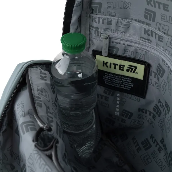 Рюкзак шкільний підлітковий Kite Education teens 1020S-3 сірий (K25-1020S-3) - Фото 12