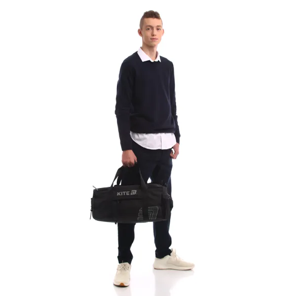 Сумка спортивна підліткова Kite Education teens 2530-1 чорна (K25-2530-1) - Фото 8