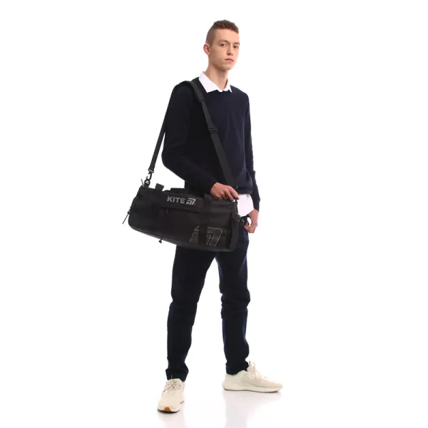Сумка спортивна підліткова Kite Education teens 2530-1 чорна (K25-2530-1) - Фото 9