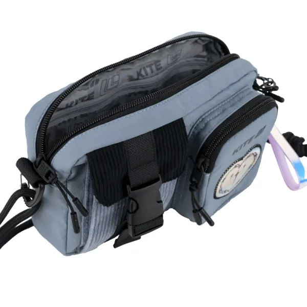 Сумка-кроссбоди подростковая Kite Education teens 2522-3 серая (K25-2522-3) - Фото 4