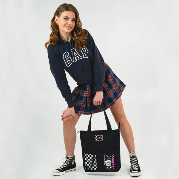 Сумка-шопер підліткова Kite Education teens 586 HK чорно-біла (HK25-586) - Фото 10