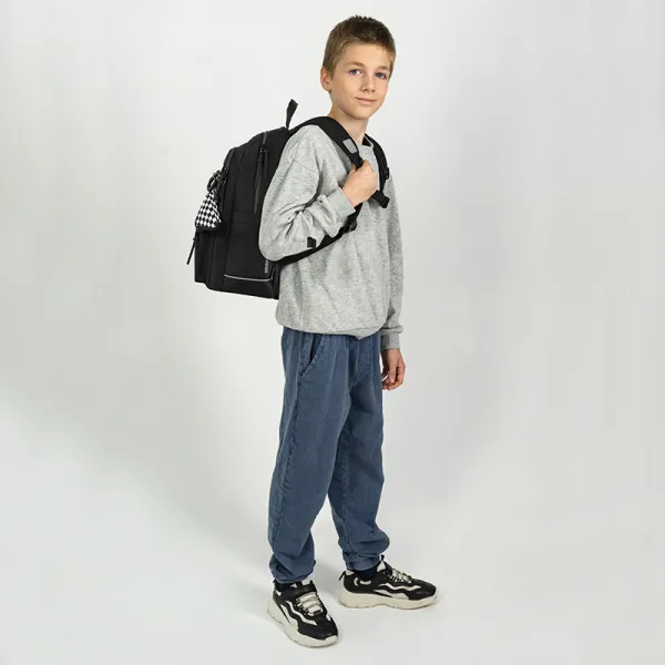 Рюкзак шкільний підлітковий Kite Education teens 2575M-2 чорний (K25-2575M-2) - Фото 19