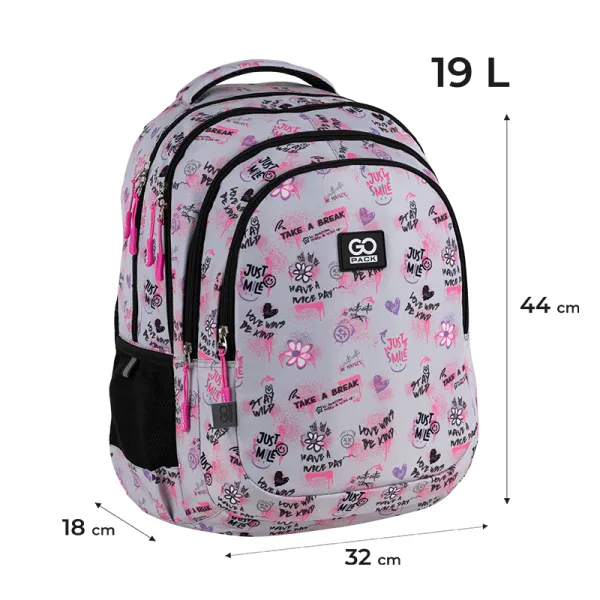 Рюкзак шкільний підлітковий GoPack Teens 162L-3 (GO25-162L-3) - Фото 1