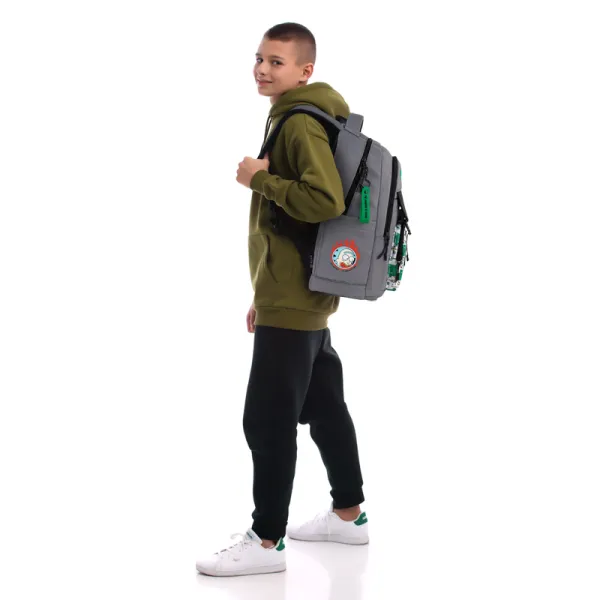 Рюкзак шкільний підлітковий Kite Education teens 2597L RM сірий (RM25-2597L) - Фото 26