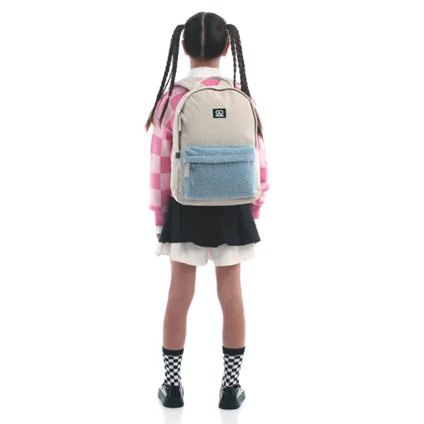 Рюкзак шкільний підлітковий GoPack Education Teens 147 бежевий (GO25-147M-1) - Фото 12