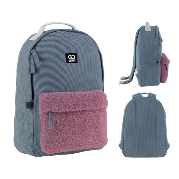 Рюкзак школьный подростковый GoPack Education Teens 147 темно-серый (GO25-147M-3) - Фото 6
