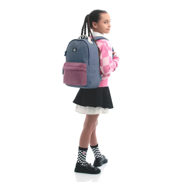 Рюкзак шкільний підлітковий GoPack Education Teens 147 темно-сірий (GO25-147M-3) - Фото 11
