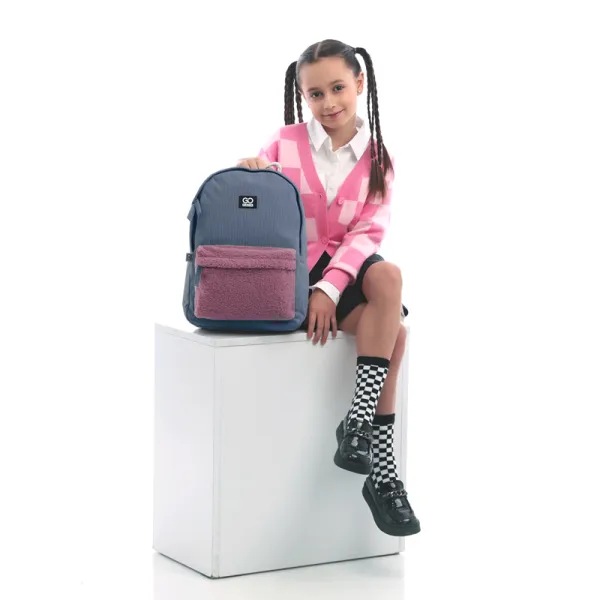 Рюкзак шкільний підлітковий GoPack Education Teens 147 темно-сірий (GO25-147M-3) - Фото 13
