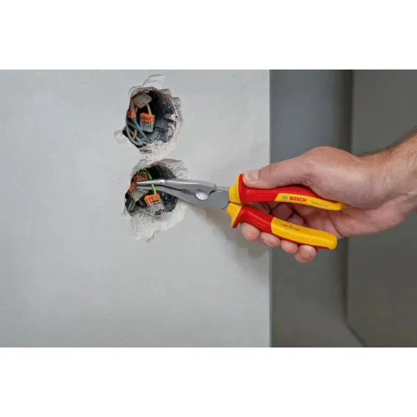 Длинногубцы изогнутые Professional, 200 мм, Bosch (1.600.A02.NE4) - Фото 1