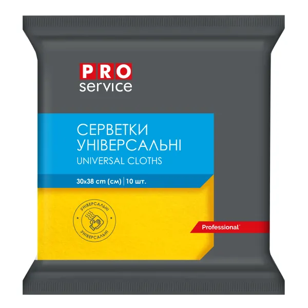 Серветки віскозні, 30х38, 10 шт/уп  PRO SERVICE (pr.19100202) - Фото 12