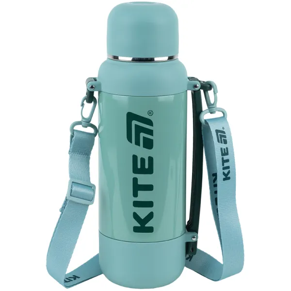 Термос 1200 мл, зеленый Kite (K25-1225-3)