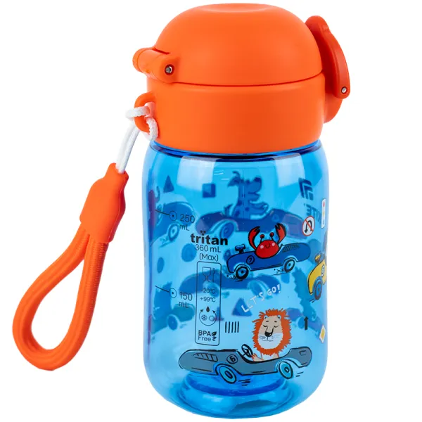 Пляшечка для води дитяча Kite 360 ??мл тританова Cars (K25-1235-2) - Фото 3