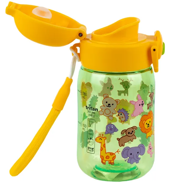 Бутылка для воды детская Kite 360 мл тритановая Zoo (K25-1235-3) - Фото 2