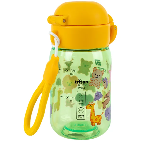 Бутылка для воды детская Kite 360 мл тритановая Zoo (K25-1235-3) - Фото 3