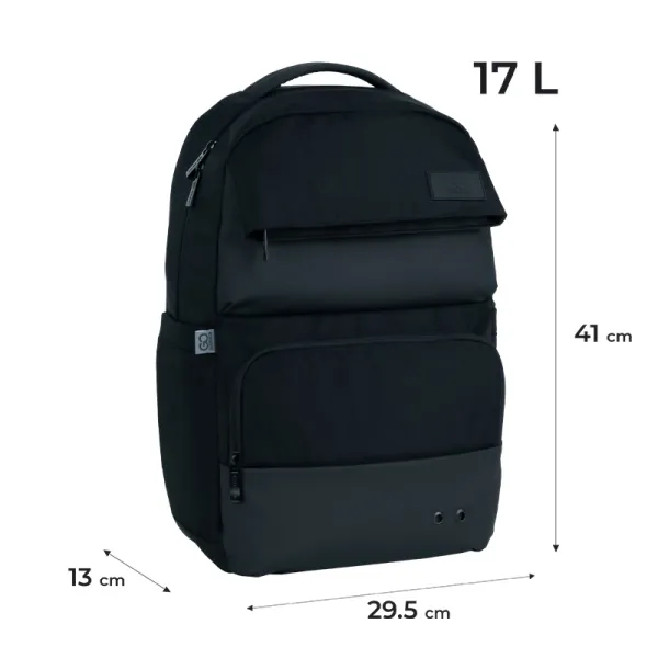 Рюкзак шкільний підлітковий GoPack Education Teens 187 чорний (GO25-187L) - Фото 1