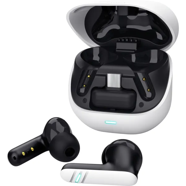 Наушники беспроводные BT 5.3 TWS GTX 409 Oxxie Earbuds, ENC, SBC, Mic, белые Trust (25478_TRUST) - Фото 9
