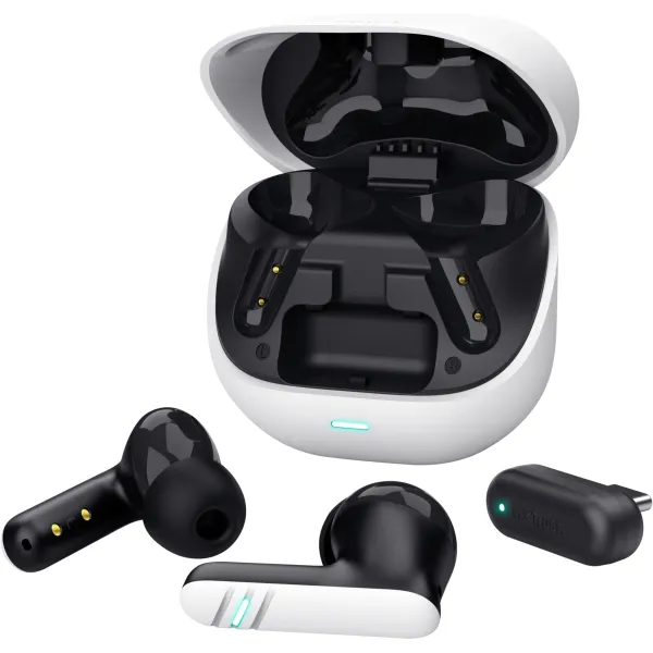 Наушники беспроводные BT 5.3 TWS GTX 409 Oxxie Earbuds, ENC, SBC, Mic, белые Trust (25478_TRUST) - Фото 10