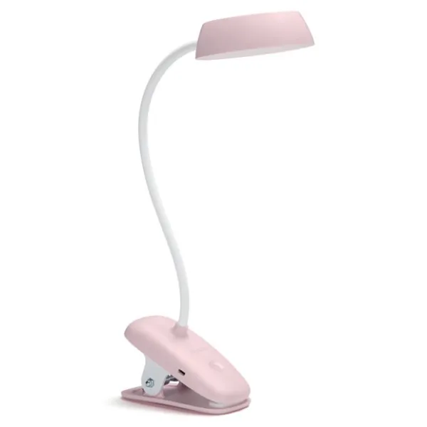 Лампа настольная с аккумулятором 3Вт, 1200мАч, 4000K, USB-A, розовая Donutclip Philips (929003179627) - Фото 3