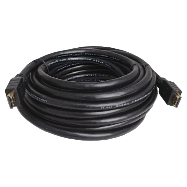 Кабель HDMI-HDMI v2.0 4K 60Hz, M-M, 19+1CCS, PVC, 10м, чорний Patron (PN-HDMI-2.0-10)