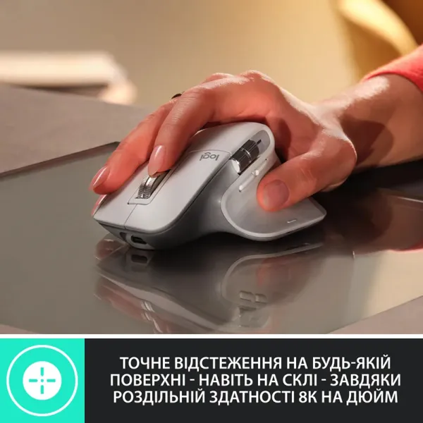 Миша бездротова MX Master 3S Performance, графітова Logitech (910-006559) - Фото 1