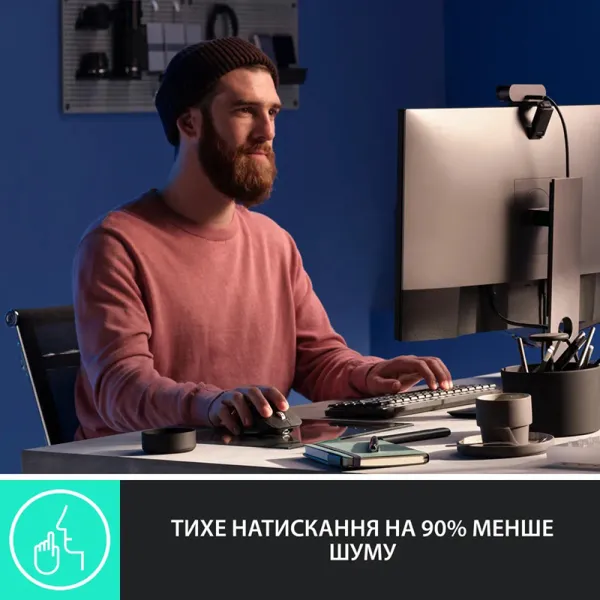 Миша бездротова MX Master 3S Performance, графітова Logitech (910-006559) - Фото 6