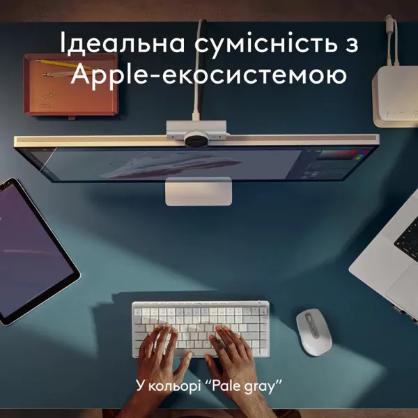 Мышь беспроводная MX Anywhere 3S для Mac, светло-серая Logitech (910-006946) - Фото 4