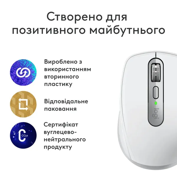 Мышь беспроводная MX Anywhere 3S для Mac, светло-серая Logitech (910-006946) - Фото 11