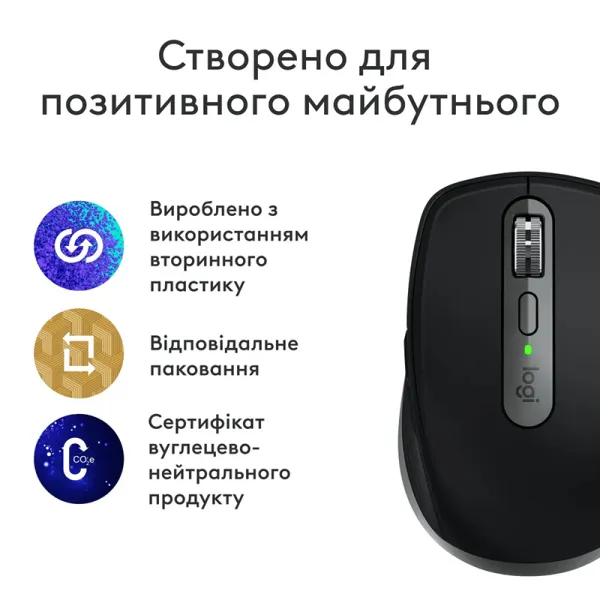 Мышь беспроводная MX Anywhere 3S для Mac, Space Grey Logitech (910-006947) - Фото 3
