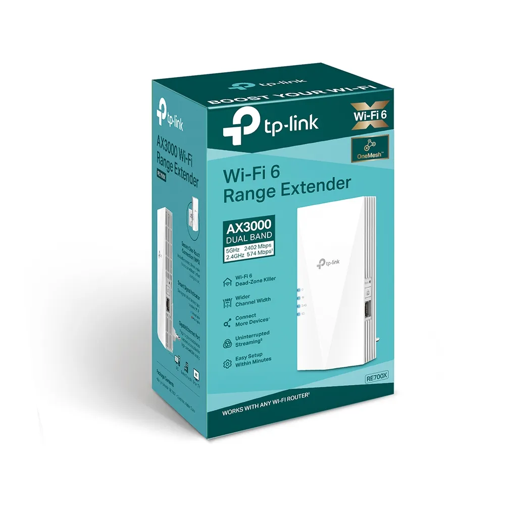 Розширювач покриття WiFi AX3000, MESH TP-LINK (RE700X) - Фото 6
