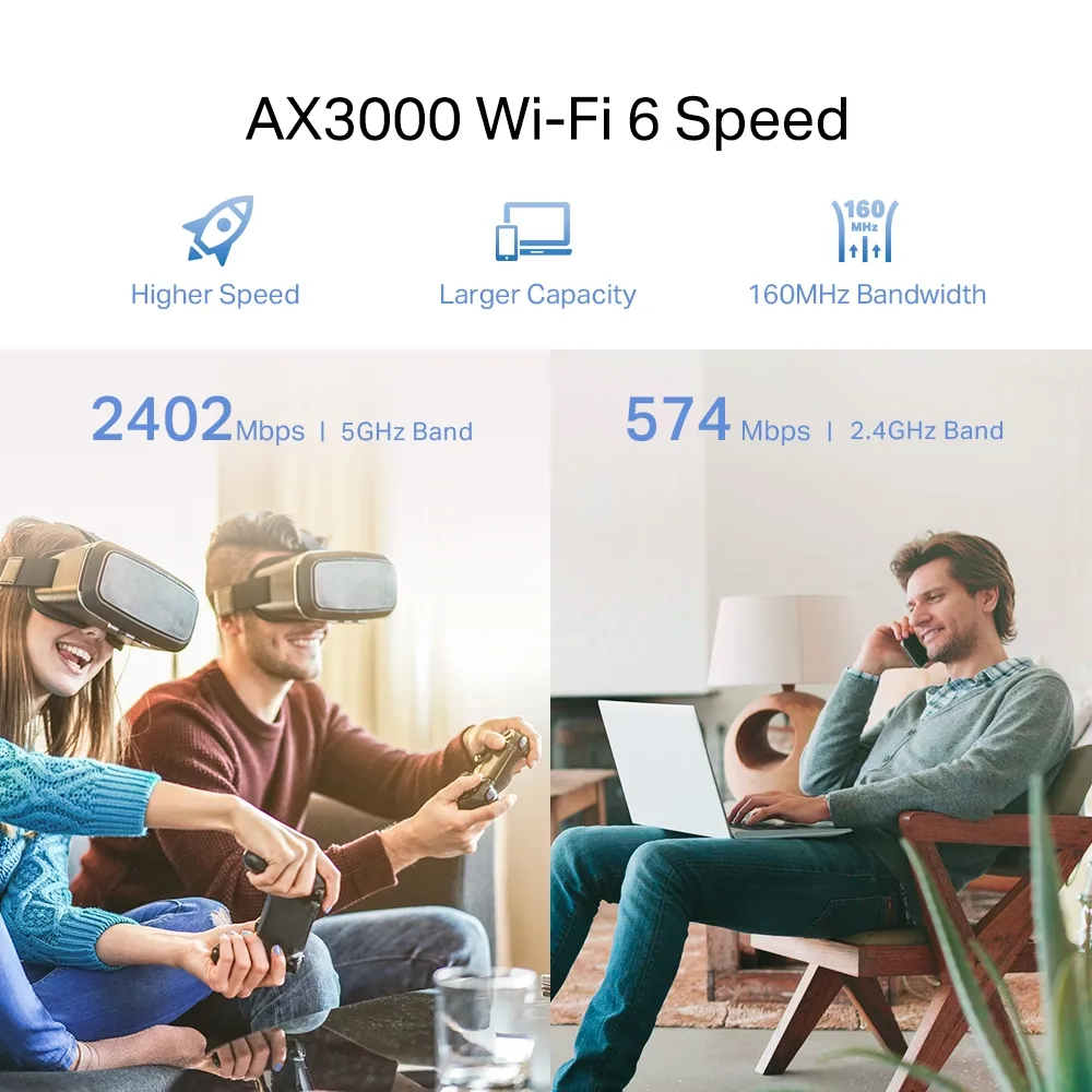 Розширювач покриття WiFi AX3000, MESH TP-LINK (RE700X) - Фото 5