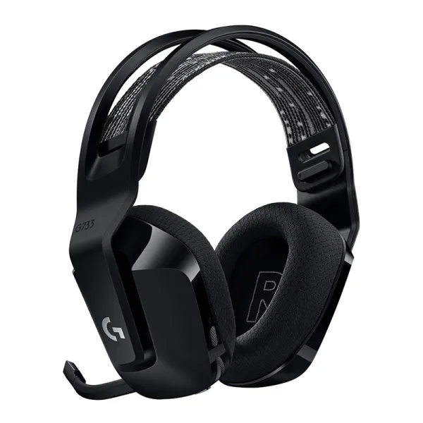 Гарнитура беспроводная игровая G733 Lightspeed, RGB, чёрная Logitech (981-000864) - Фото 8