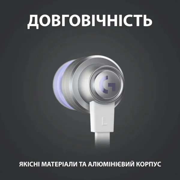 Наушники проводные игровые G333, белые Logitech (981-000930) - Фото 2