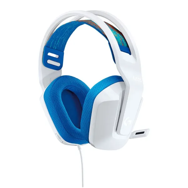 Гарнітура дротова ігрова G335, біла Logitech (981-001018) - Фото 1