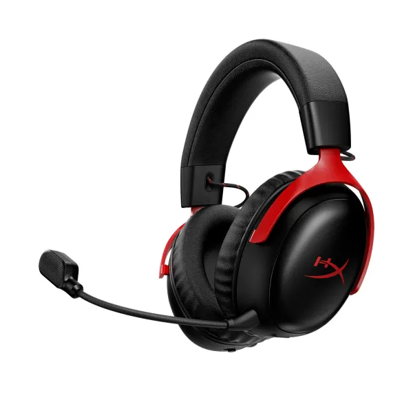 Гарнитура WL/USB-A/USB-C игровая Cloud III S, чёрно-красная HyperX (A59Z0AA)