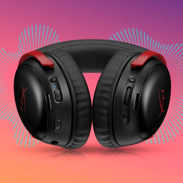 Гарнитура WL/USB-A/USB-C игровая Cloud III S, чёрно-красная HyperX (A59Z0AA) - Фото 4