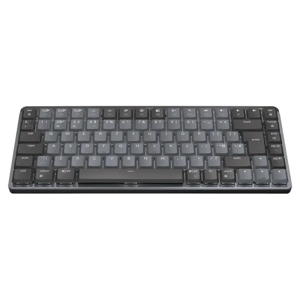 Клавіатура бездротова механічна MX Mini Minimalist, UA, графітова Logitech (920-010780) - Фото 4