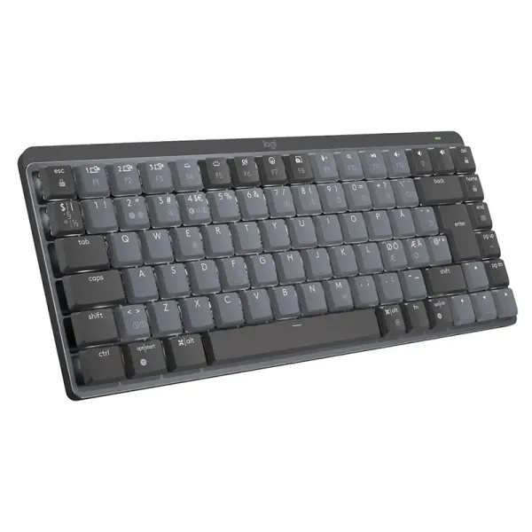 Клавіатура бездротова механічна MX Mini Minimalist, UA, графітова Logitech (920-010780) - Фото 7